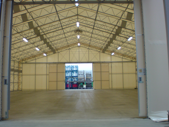 大型テント倉庫例